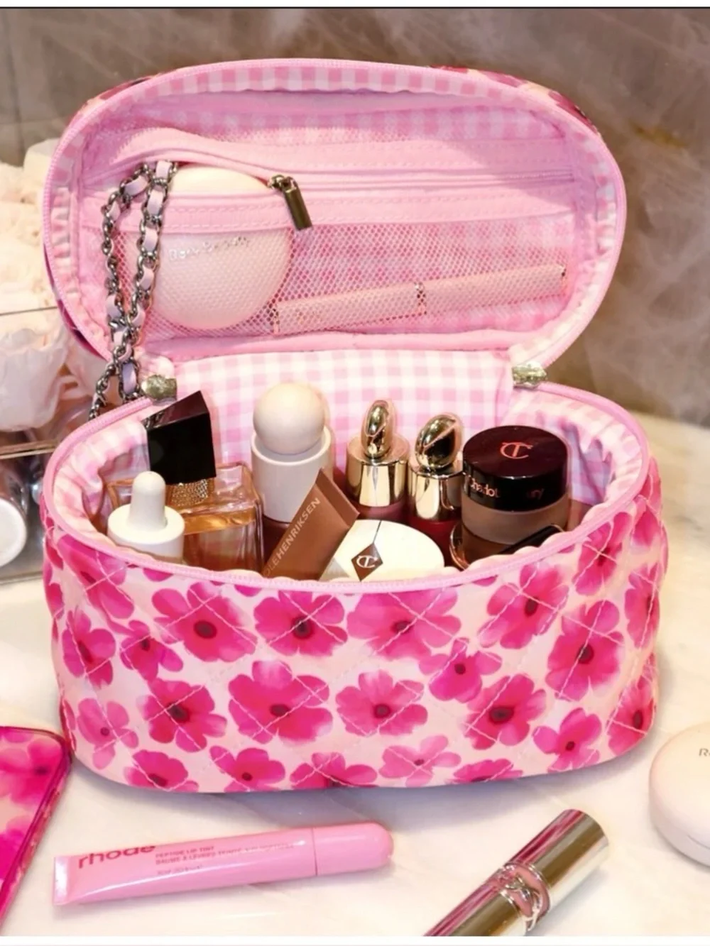 New Velvet Caviar vanity bag